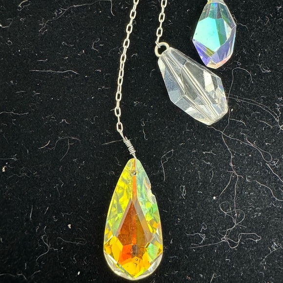 Genuine Swarovski Crystal Teardrop Earrings - Picture 5 of 5